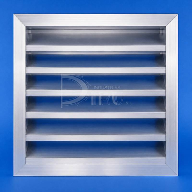 Rejilla TAE Diru toma aire exterior aluminio anodizado