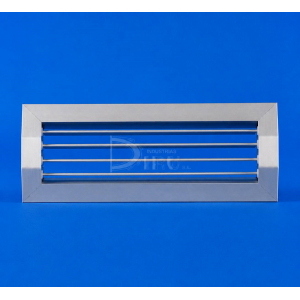 Rejilla MH-TU Diru simple deflexión conducto circular aluminio anodizado
