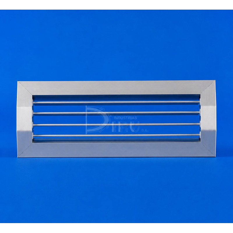 Rejilla MH-TU Diru simple deflexión conducto circular aluminio anodizado