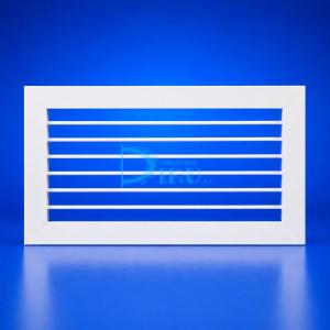 Rejilla simple deflexion MH Diru aluminio anodizado impulsion retorno