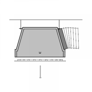 Plenum BOXTHERM 600 DIAM200 instalacion montaje techo modular difusor 595x595