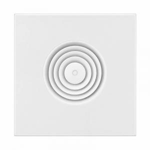 Difusor circular en placa techo modular BasicAir BA-PDCI blanco sin cortar placa