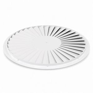 Difusor rotacional circular troquelado BasicAir BA-DROTC-600-34 blanco 34 ranuras chapa 600mm
