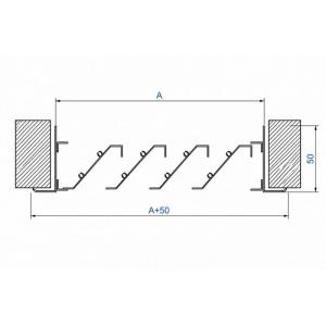 Rejilla circular exterior aluminio BasicAir BA-EXT-D blanco lamas malla antiinsectos
