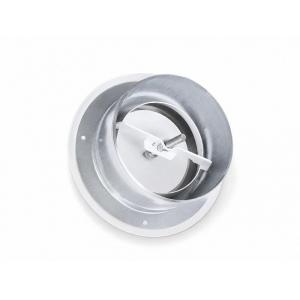 Boca extraccion redonda metalica BasicAir BA-BE-MET lacada blanco 100 125 150mm