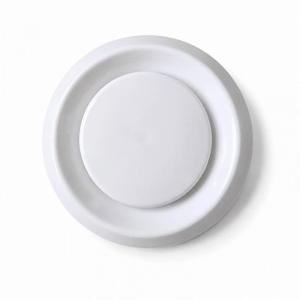 Boca extraccion redonda BasicAir BA-BE-PO polipropileno blanco 100mm 125mm