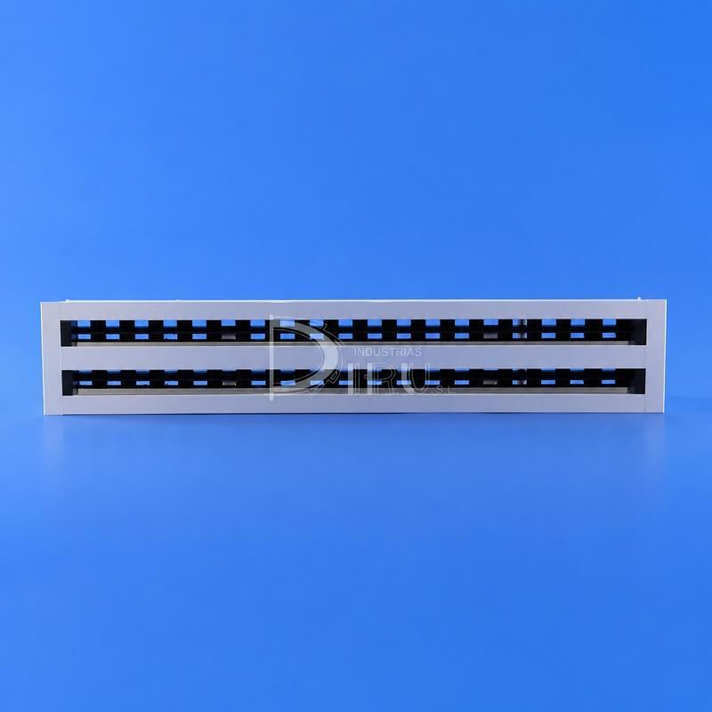 Difusor lineal DLE-B Industrias Diru perfil estrecho aluminio extruido lama orientable