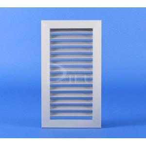 Rejilla de retorno lamas verticales fijas 45 grados RRFV aluminio Industrias Diru