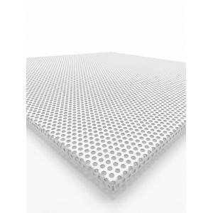 Rejilla retorno chapa perforada 595x595 mm techo modular blanco RAL 9016 BasicAir