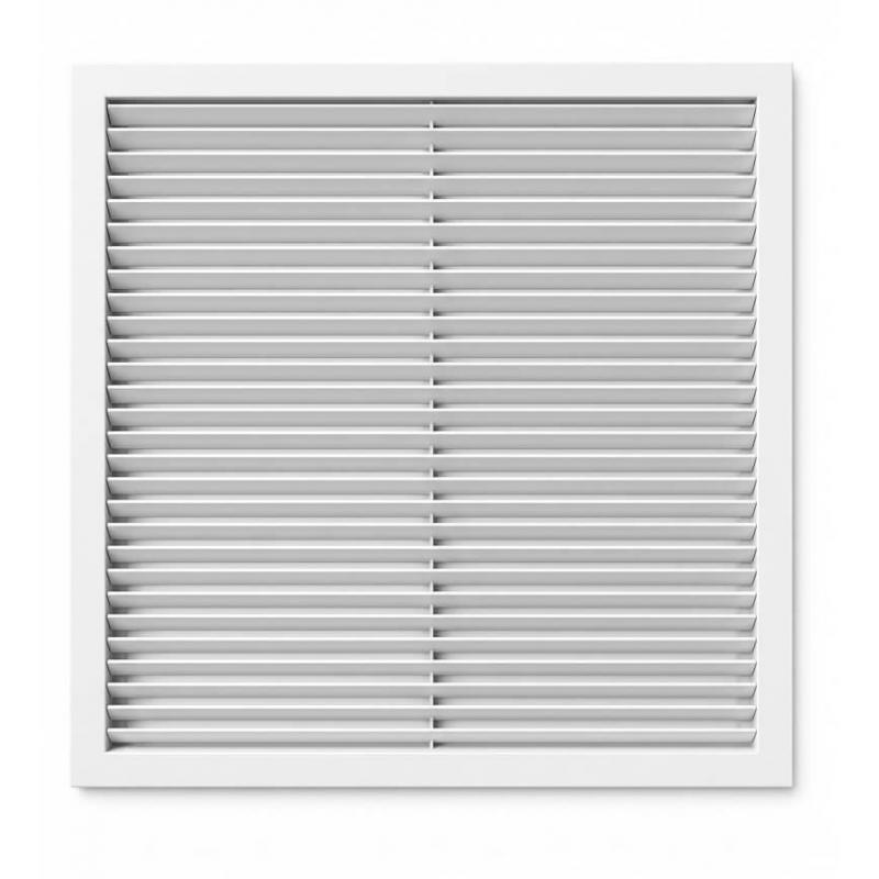 Rejilla de retorno lamas  fijas 45 grados RRFV aluminio