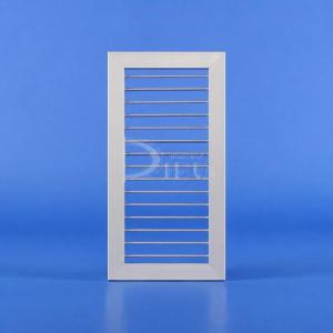 Rejilla de lamas orientables simple deflexion MV aluminio anodizado Industrias Diru