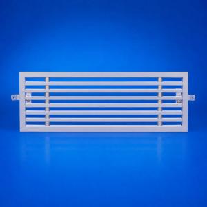 Rejilla lineal RLC-P15 para placas de yeso laminado blanco RAL 9016 Industrias Diru