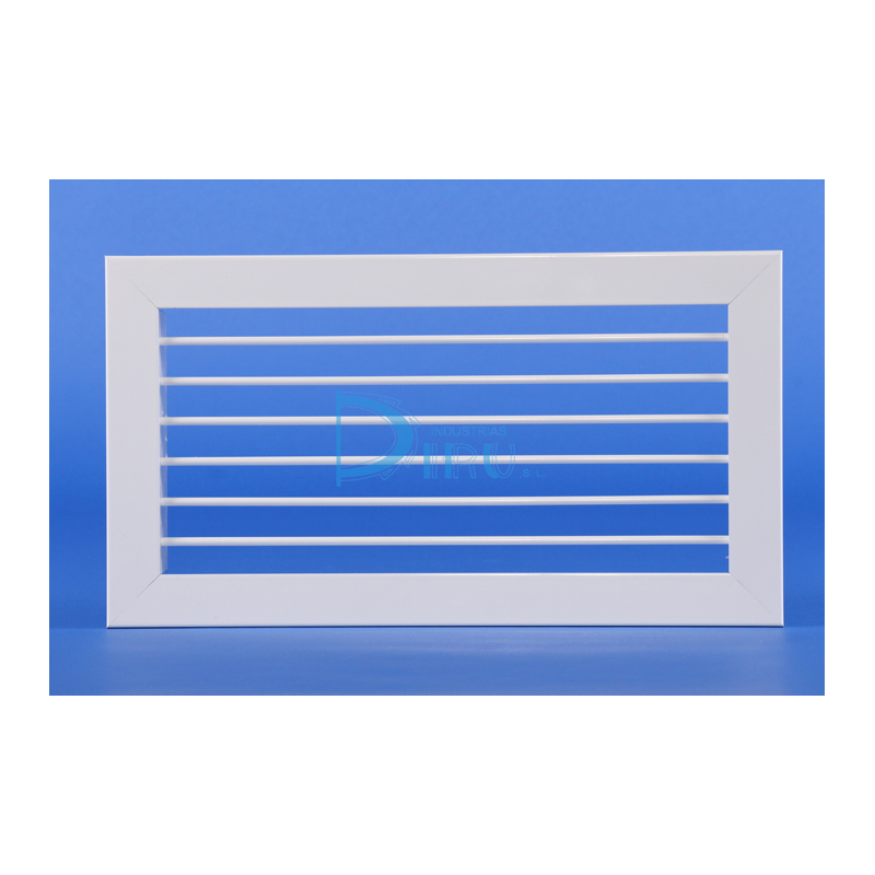 Rejilla Lamas Orientables Simple Deflexión MH + M 200 x 300 Color ALUMINIO
