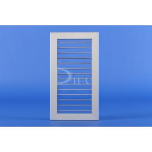 Rejilla Lamas Orientables Simple Deflexión MV + M 200 x 700 Color ALUMINIO