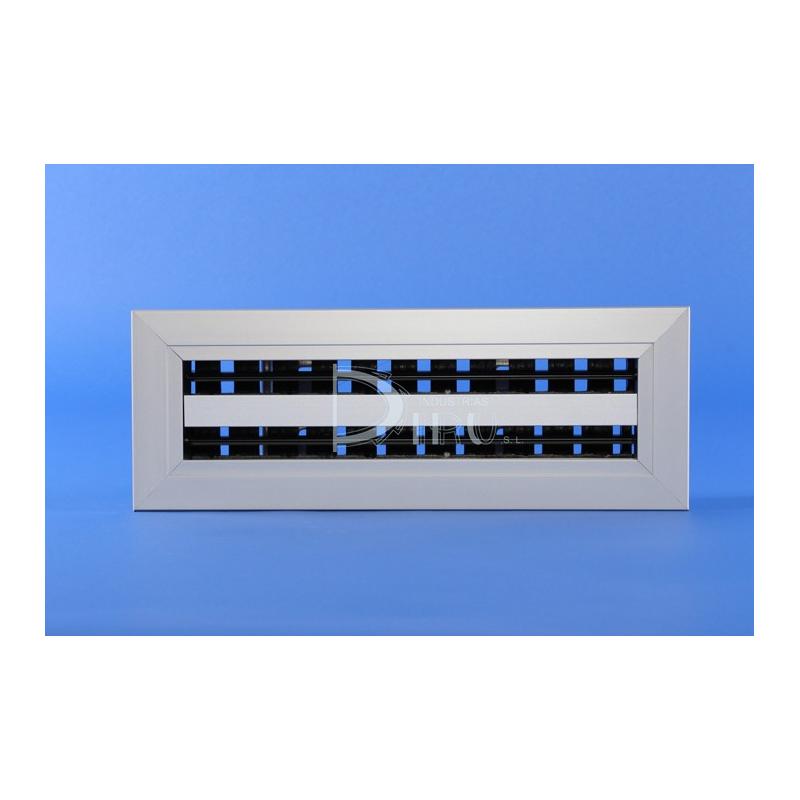 DIFUSOR LINEAL CON REGULACIÓN DLR + P 120 x 700 COLOR ALUMINIO