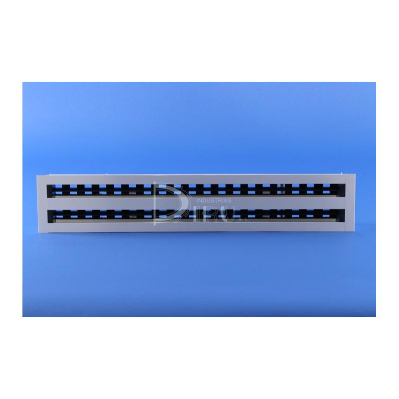 DIFUSOR LINEAL CON REGULACIÓN DLE-B + P 43 x 2000 COLOR BLANCO