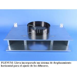 DIFUSOR LINEAL CON REGULACIÓN DLEC 133 x 1000 COLOR ALUMINIO